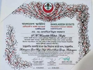 President's Scout Award of Arafat